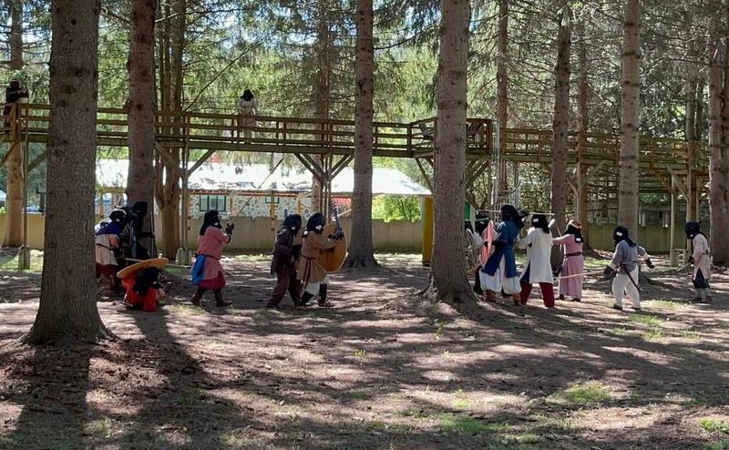 Fighters training outdoors at Ullr Summer Raids